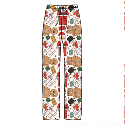 Building Christmas Memories Cosmic Adult Relaxed Pants- Bamboo - Pre Order - Christmas Special