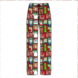Christmas through the Years Cosmic Adult Relaxed Pants- Bamboo - Pre Order - Christmas Special