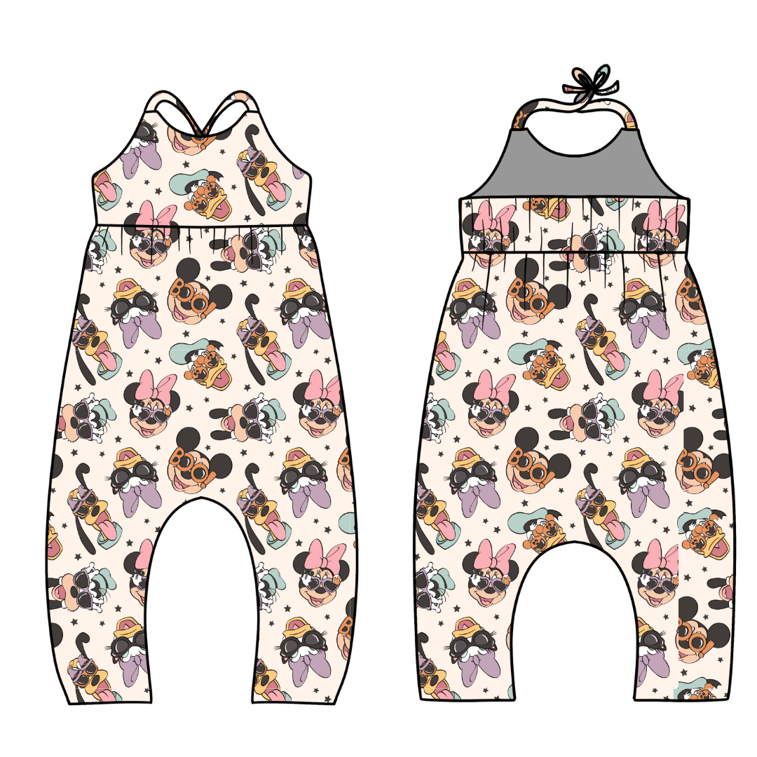 Spooky Cute Crew - Brielle Halter Jumpsuit Knit - PRE ORDER