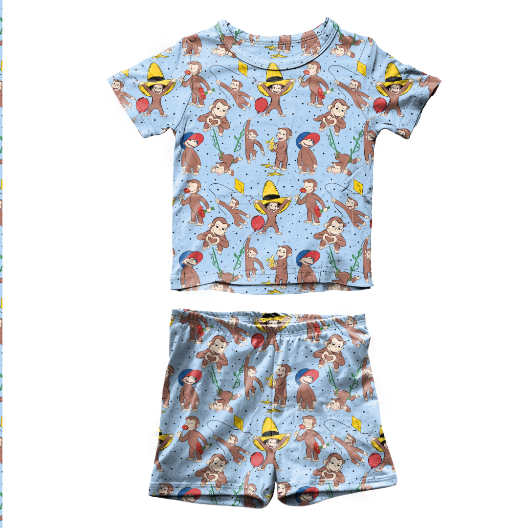 Curious Adventures Fawn Short Sleeve Short Set Bamboo - PRE ORDER