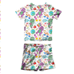 Learning is Magic Fawn Short Sleeve Short Set Bamboo - PRE ORDER
