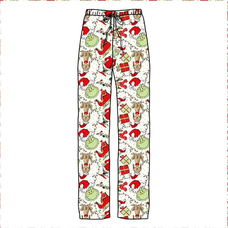 Mistle Toe & Mischief Cosmic Adult Relaxed Pants- Bamboo - Pre Order - Christmas Special