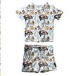 Big City Besties Fawn Short Sleeve Short Set Bamboo - PRE ORDER