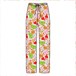 Heart of Whoo Ville Cosmic Adult Relaxed Pants- Bamboo - Pre Order - Christmas Special