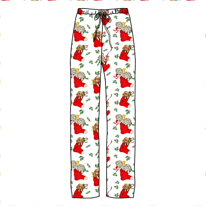 Under the Tree Cosmic Adult Relaxed Pants- Knit - Pre Order - Christmas Special