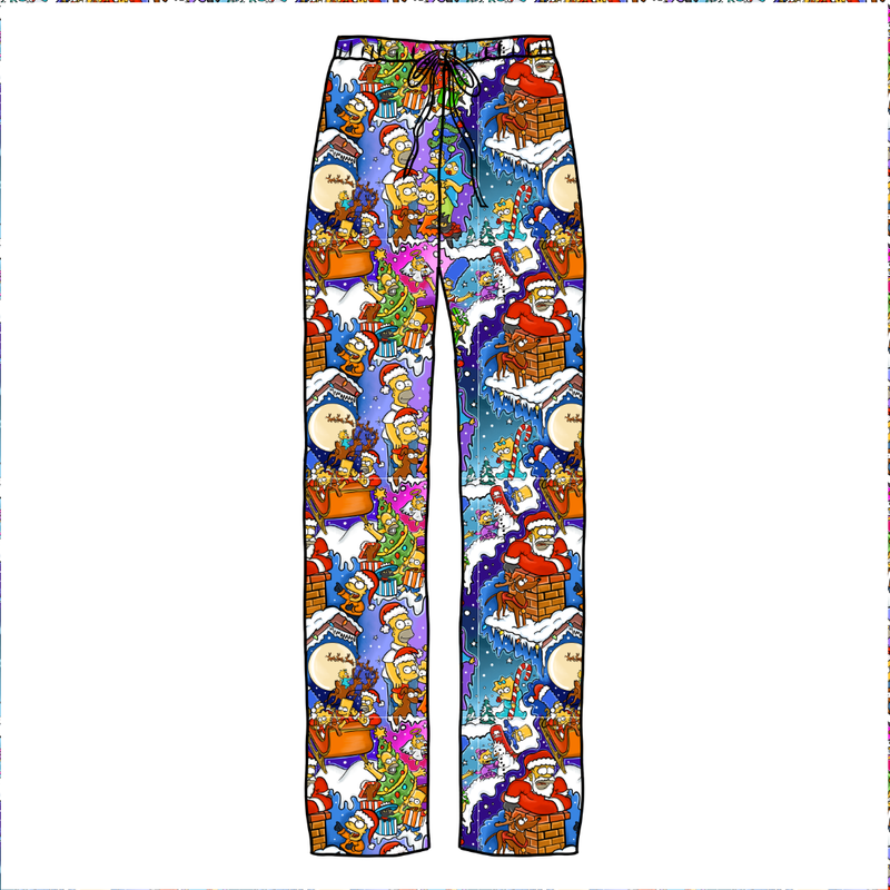D oh Holy Night Cosmic Adult Relaxed Pants- Knit - Pre Order - Christmas Special