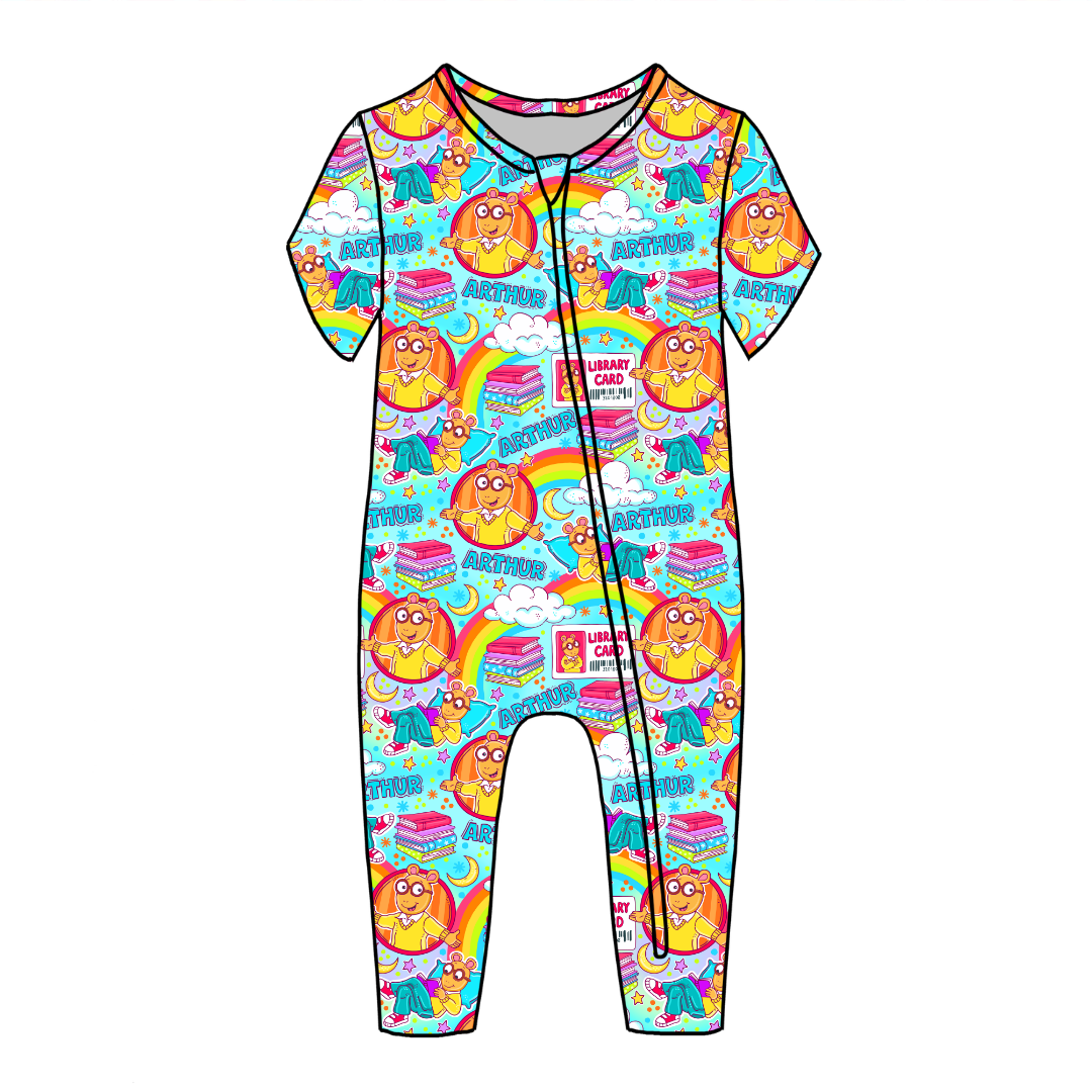 Arth Dandelion Short Sleeve Sleeper Bamboo - PRE ORDER