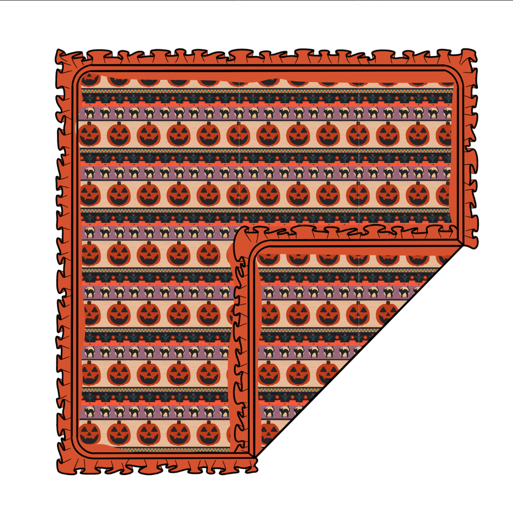 Pumpkin Parade Cloud Nine Oversized Blanket Bamboo - PRE ORDER