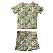 Painted Skys Fawn Short Sleeve Short Set Bamboo - PRE ORDER