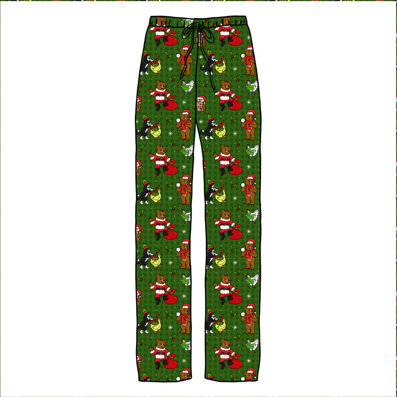 Cozy Cabin Christmas Cosmic Adult Relaxed Pants- Bamboo - Pre Order - Christmas Special
