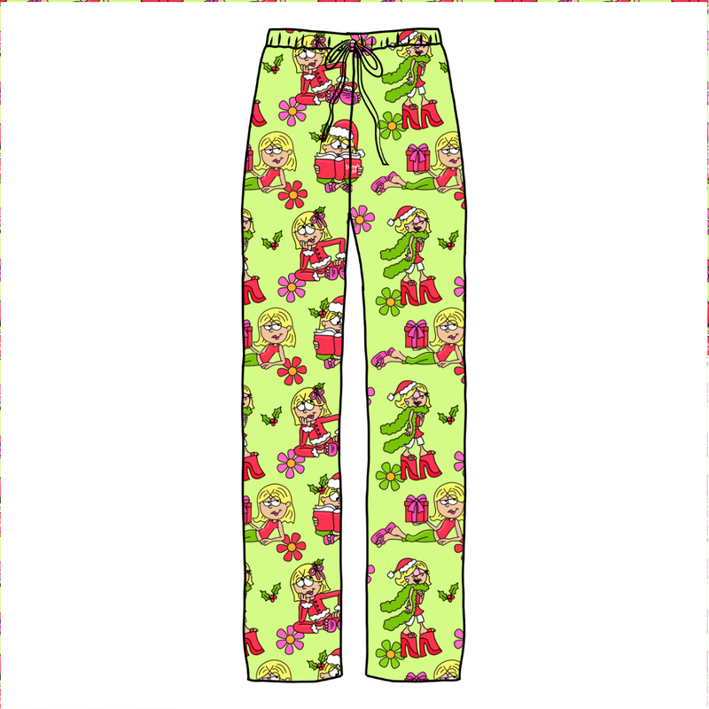 Merry Girl Era Cosmic Adult Relaxed Pants- Bamboo - Pre Order - Christmas Special
