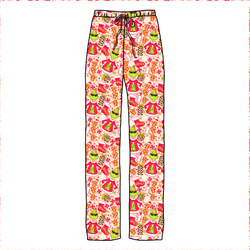 Baking Spirits Bright Cosmic Adult Relaxed Pants- Bamboo - Pre Order - Christmas Special