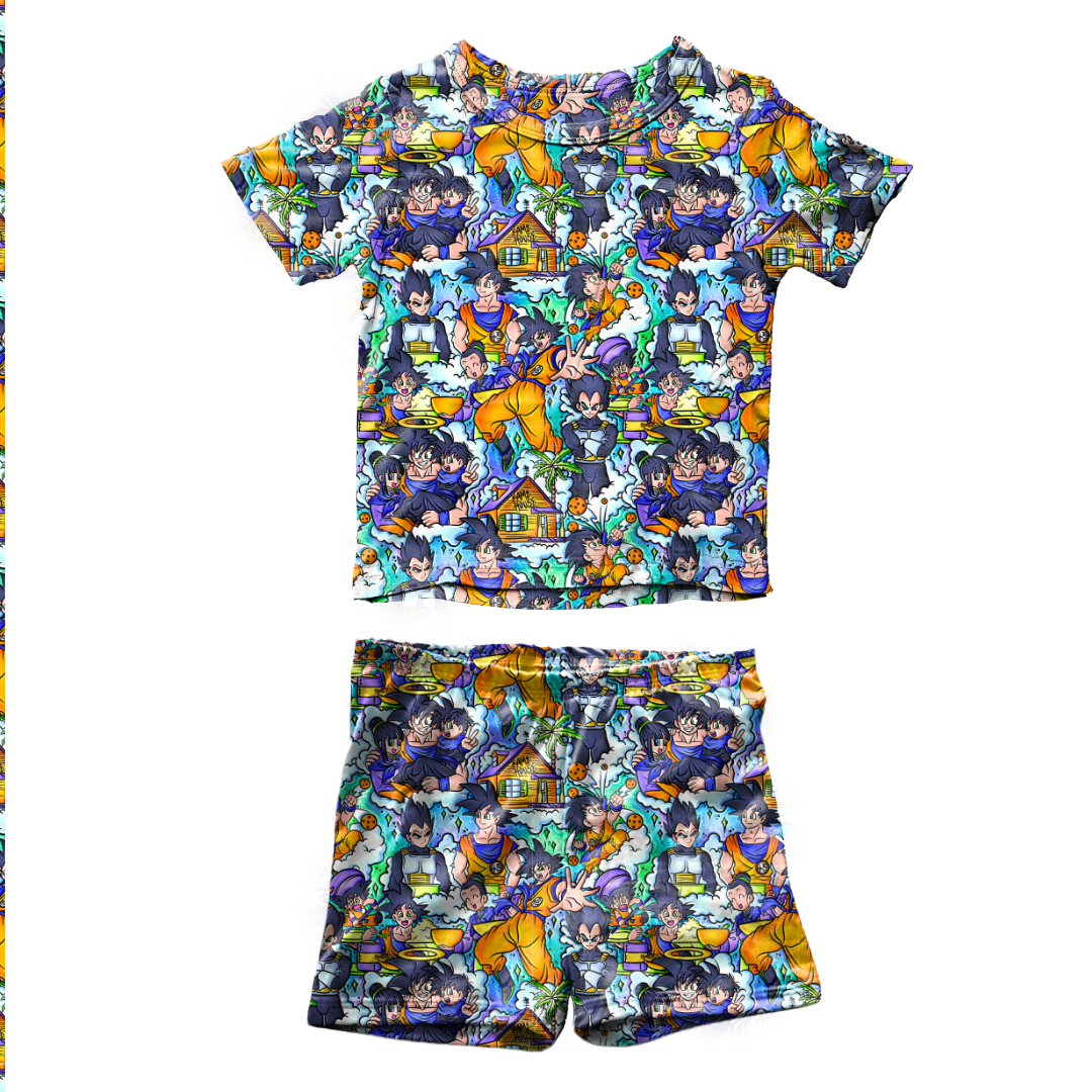 Limitless Fawn Short Sleeve Short Set Bamboo - PRE ORDER