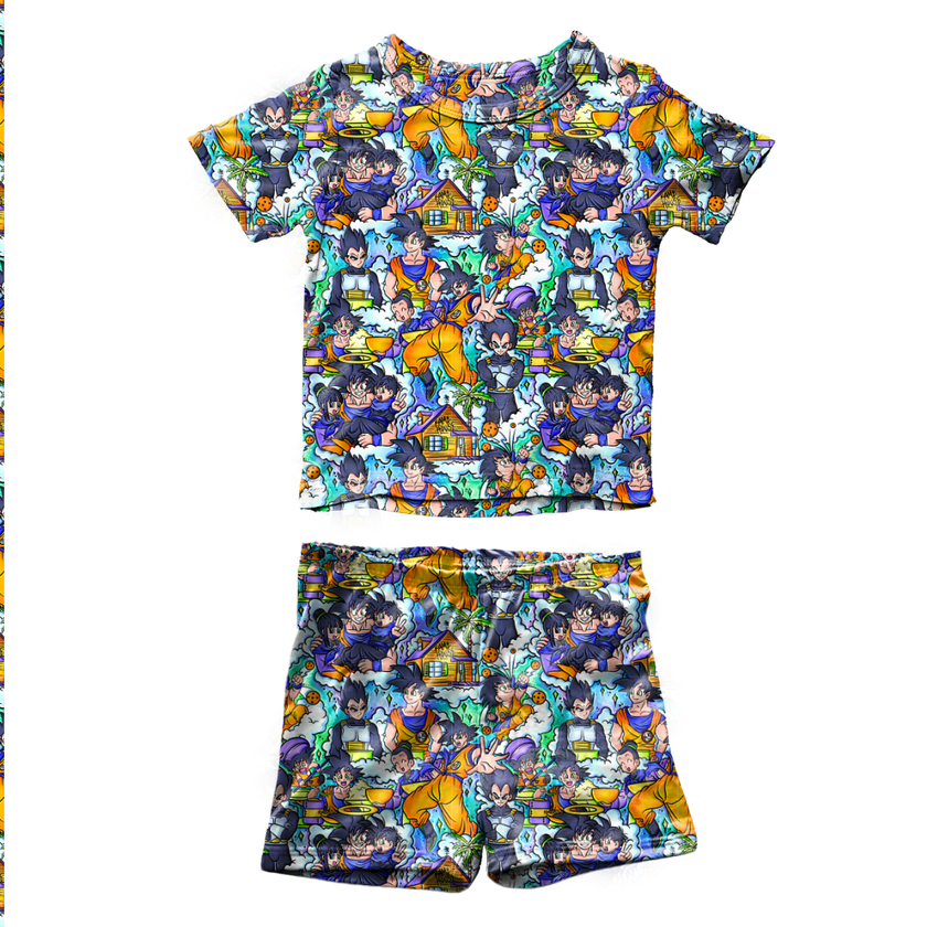 Limitless Fawn Short Sleeve Short Set Bamboo - PRE ORDER