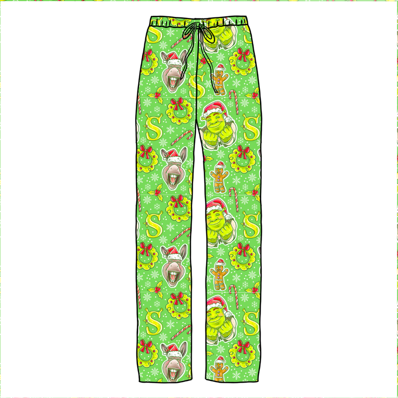Swamp Bells Cosmic Adult Relaxed Pants- Bamboo - Pre Order - Christmas Special