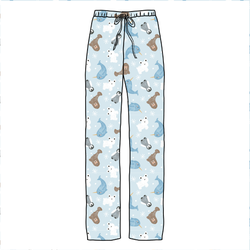 Snowy Sidekicks Cosmic Adult Relaxed Pants- Bamboo - Pre Order - Christmas Special