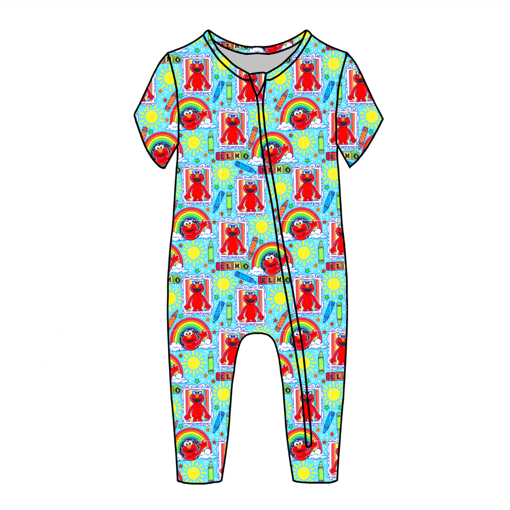 Learning is fun!? Dandelion Short Sleeve Sleeper Bamboo - PRE ORDER