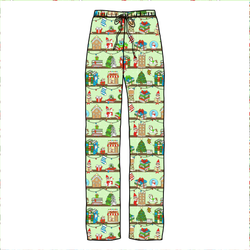 Holiday Hide & Seek Cosmic Adult Relaxed Pants- Bamboo - Pre Order - Christmas Special