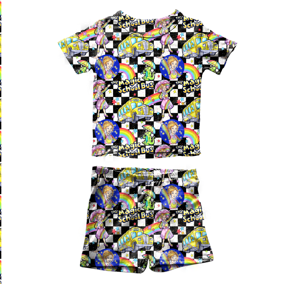 Magic School  Days Fawn Short Sleeve Short Set Bamboo - PRE ORDER