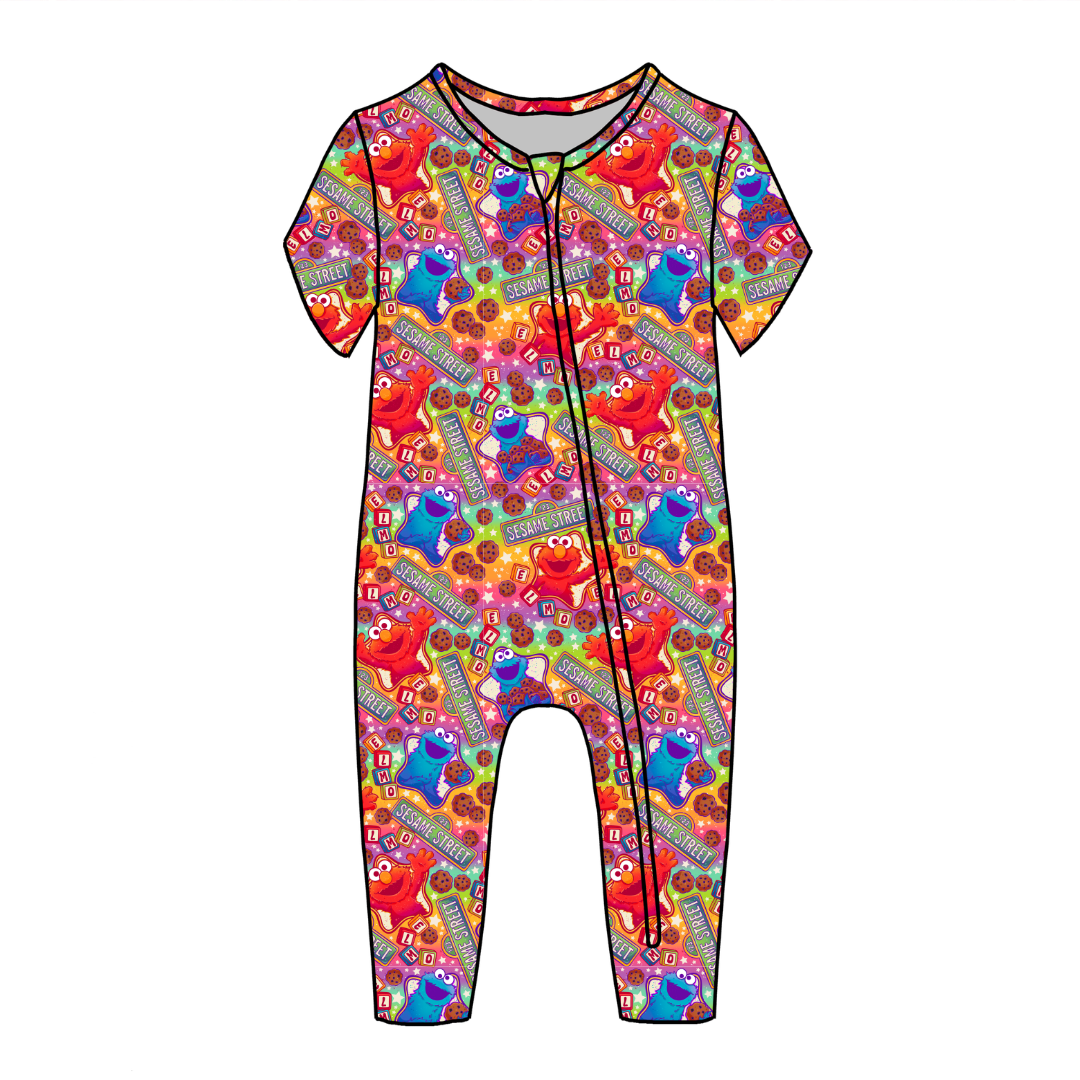 Sunny Days Dandelion Short Sleeve Sleeper Bamboo - PRE ORDER