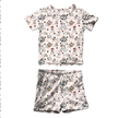 Spots & Daydreams Fawn Short Sleeve Short Set Bamboo - PRE ORDER