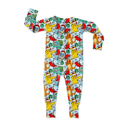 Gotta Catch Christmas Dreamland Long Sleeve Double Way Sleeper - Bamboo - Pre Order - Christmas Special
