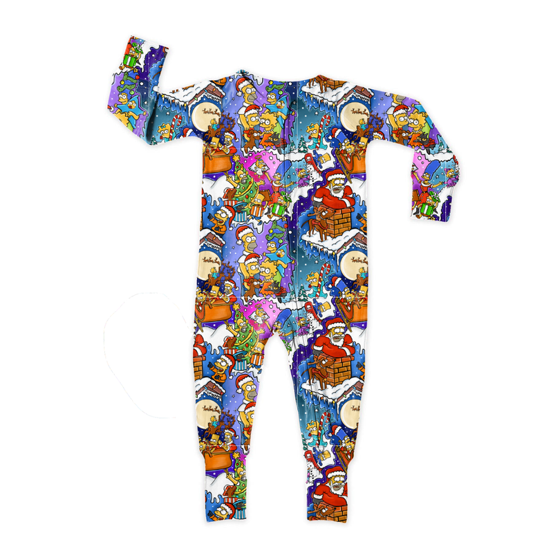 D oh Holy Night Dreamland Long Sleeve Double Way Sleeper - Bamboo - Pre Order - Christmas Special