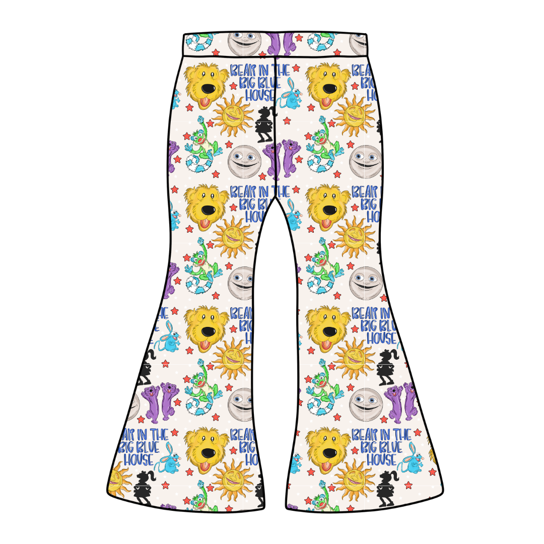 The Big House Mod Adult Flare Bamboo Pants - Pre Order