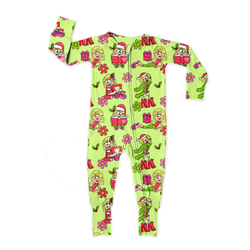 Merry Girl Era Dreamland Long Sleeve Double Way Sleeper - Bamboo - Pre Order - Christmas Special