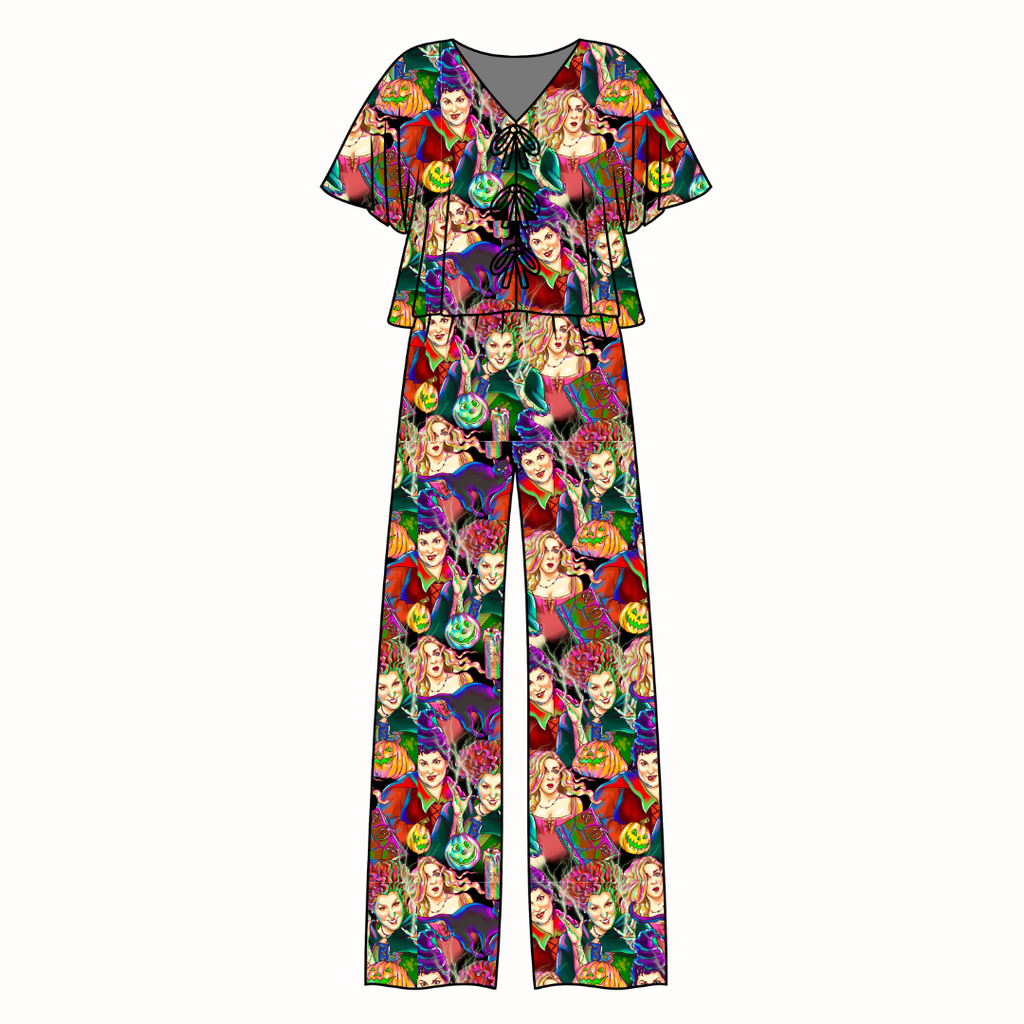 Sistahs - Lollipop Women's Front Tie Set Bamboo - Pre Order