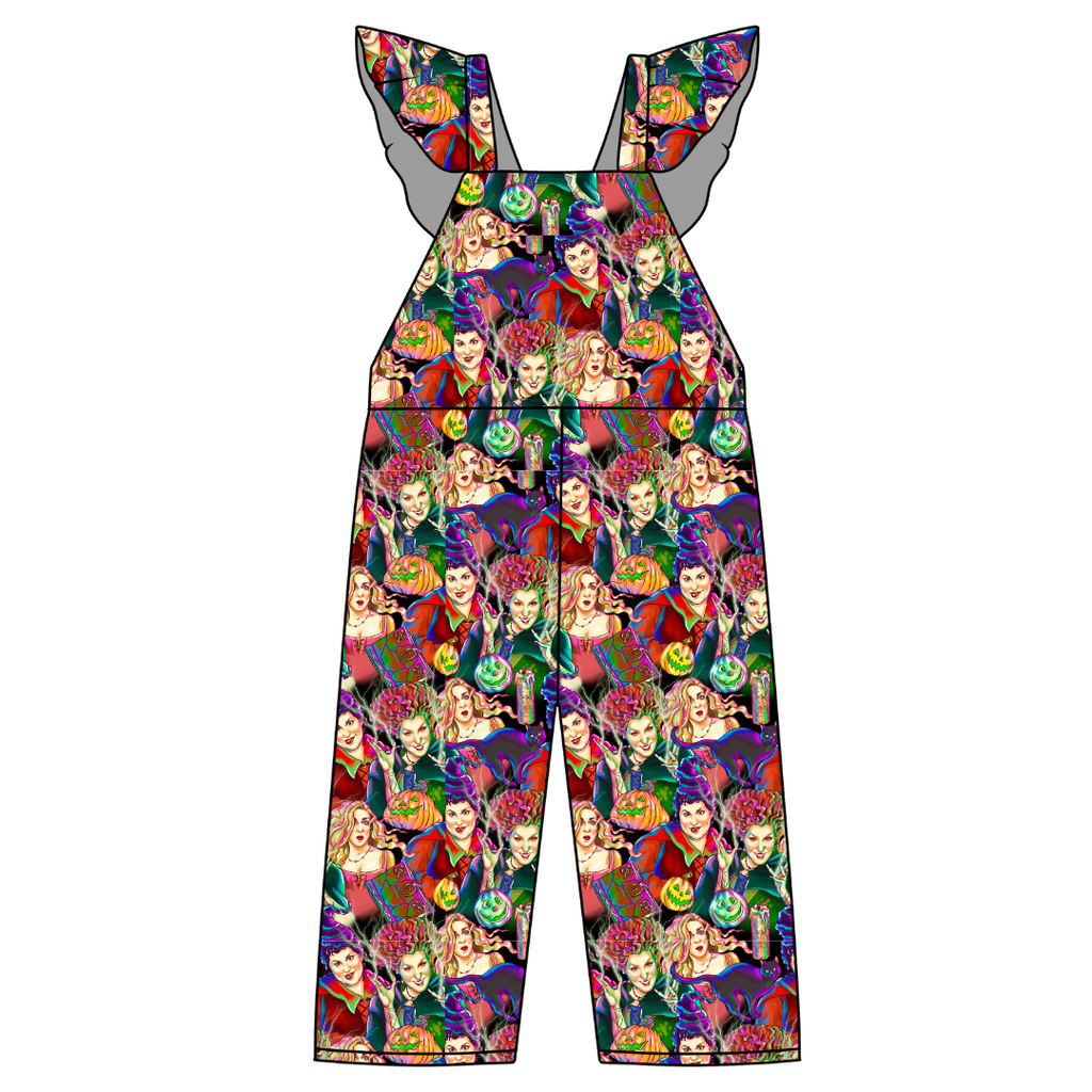 Sistahs - Daisy Girl's Flutter Jumpsuit Knit - PRE ORDER