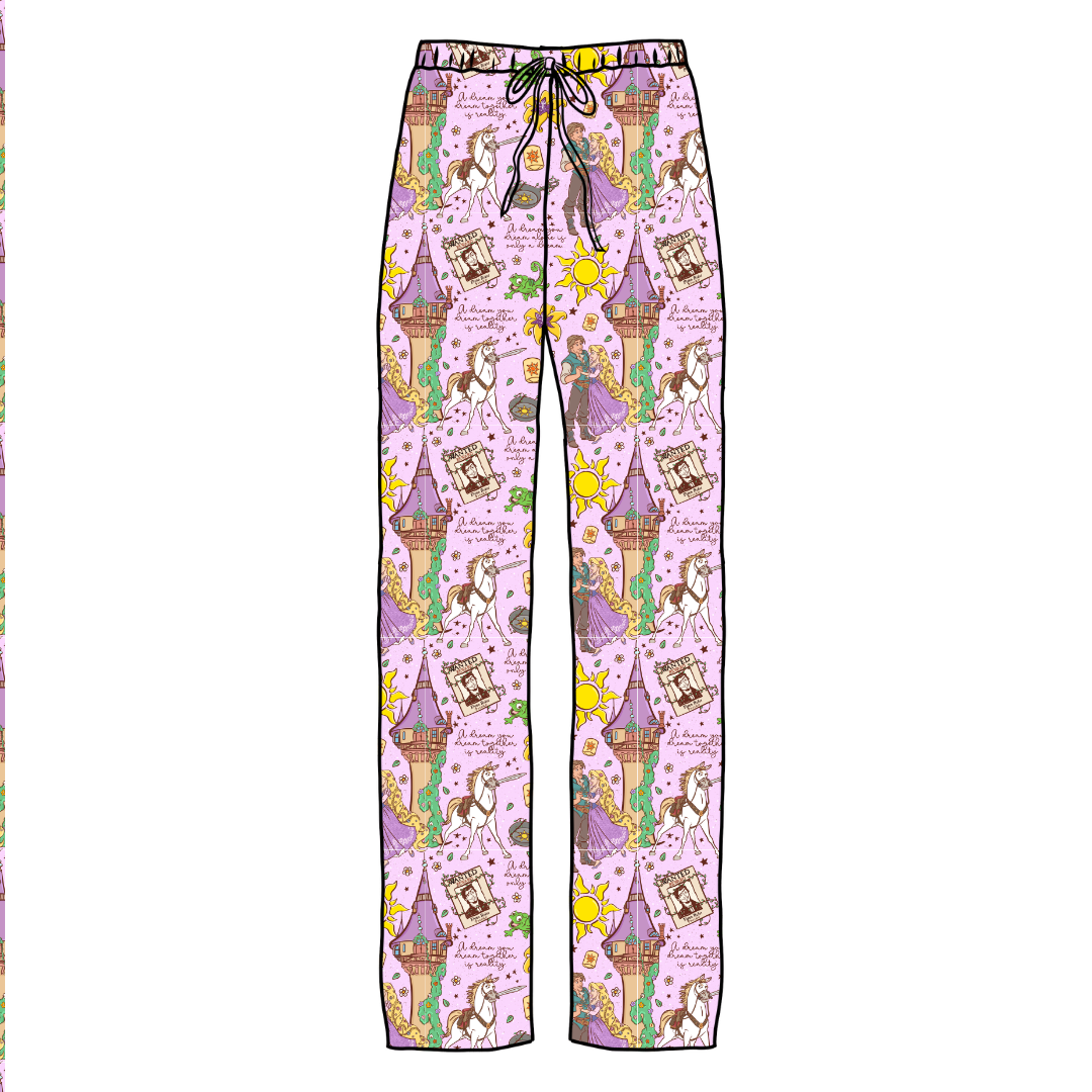 Floating Lights Cosmic Adult Bamboo Pants - Pre Order