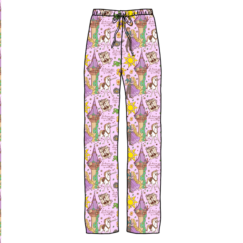 Floating Lights Cosmic Adult Bamboo Pants - Pre Order