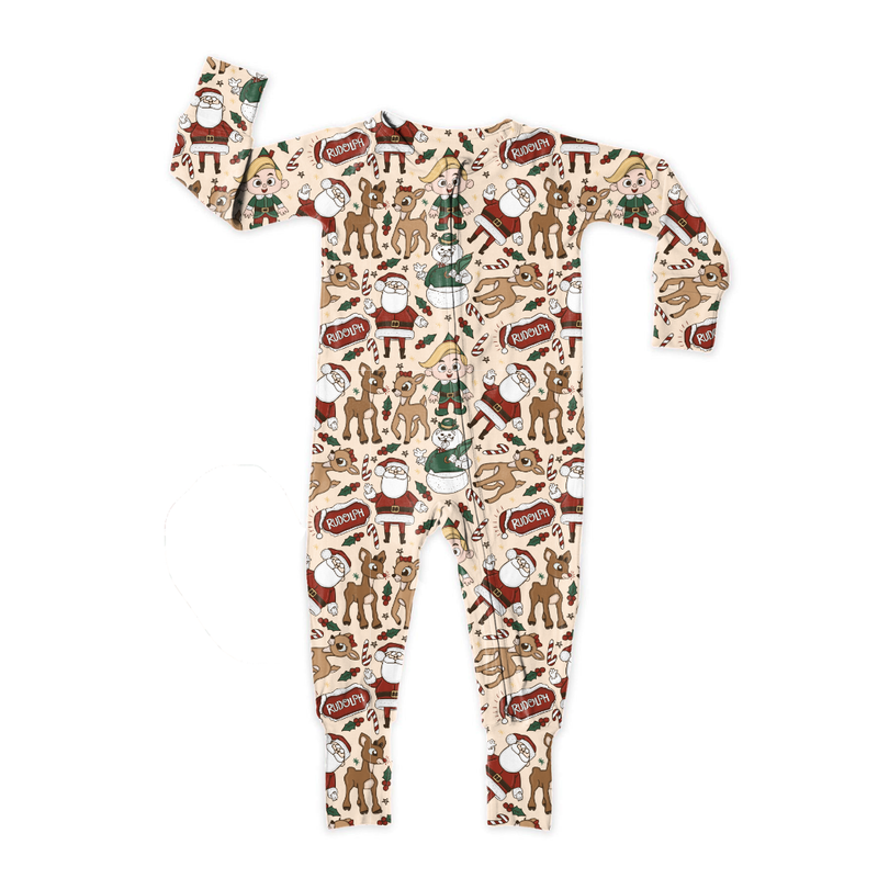 Red Nose Dreamland Long Sleeve Double Way Sleeper - Bamboo - Pre Order - Christmas Special
