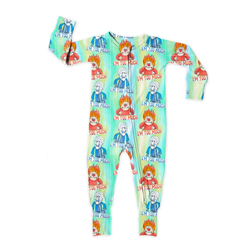 Too Much Christmas Dreamland Long Sleeve Double Way Sleeper - Bamboo - Pre Order - Christmas Special