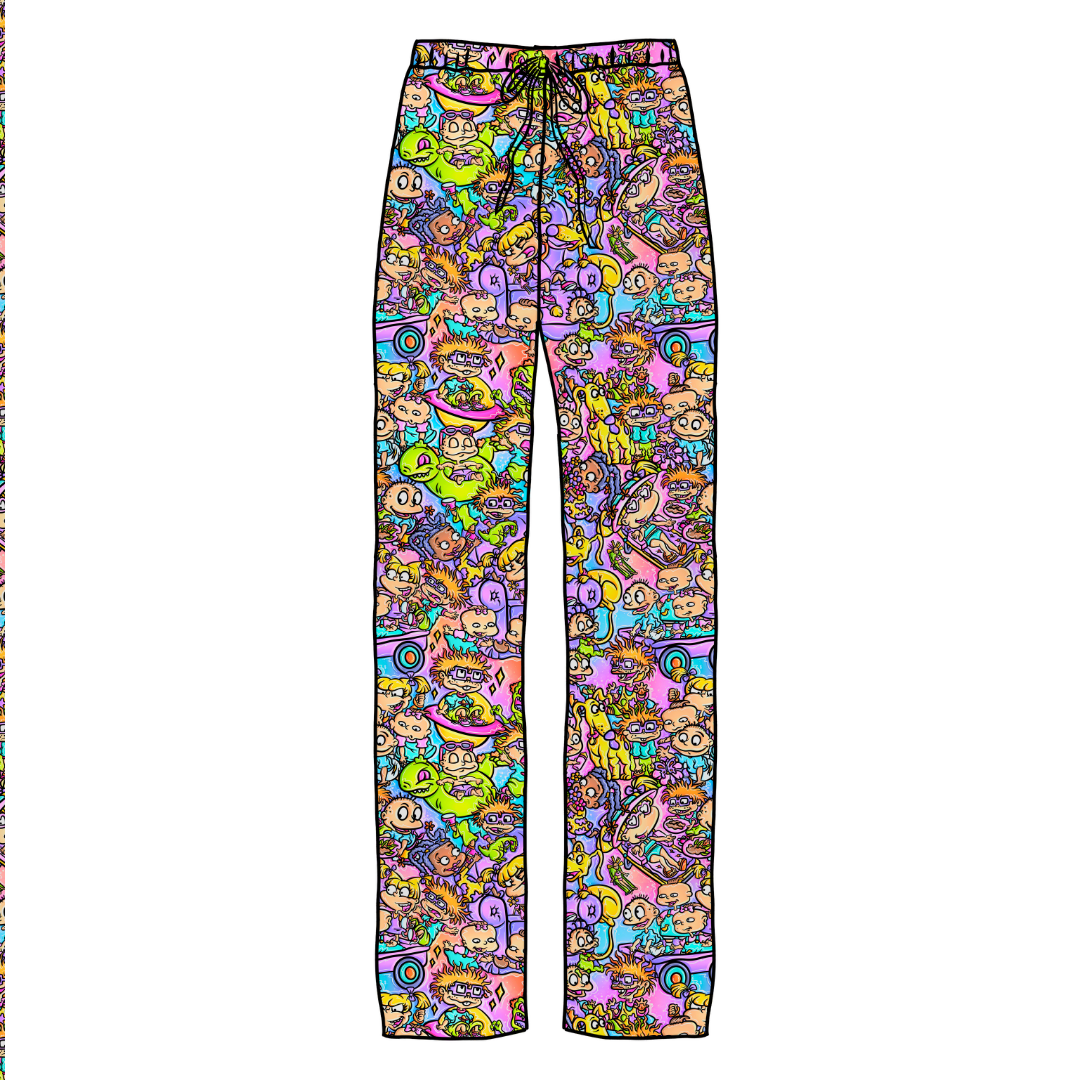 90's Playdate Cosmic Adult Bamboo Pants - Pre Order