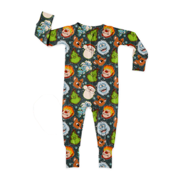 Classic Christmas Mischief Dreamland Long Sleeve Double Way Sleeper - Bamboo - Pre Order - Christmas Special
