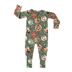 Main St Magic Dreamland Long Sleeve Double Way Sleeper - Bamboo - Pre Order - Christmas Special