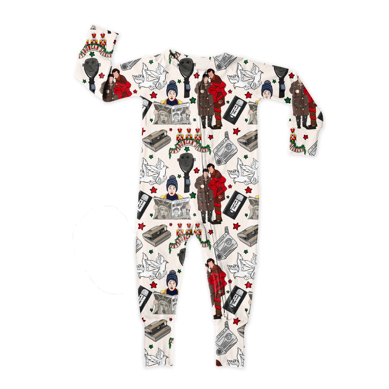 Alone at Home Dreamland Long Sleeve Double Way Sleeper - Bamboo - Pre Order - Christmas Special