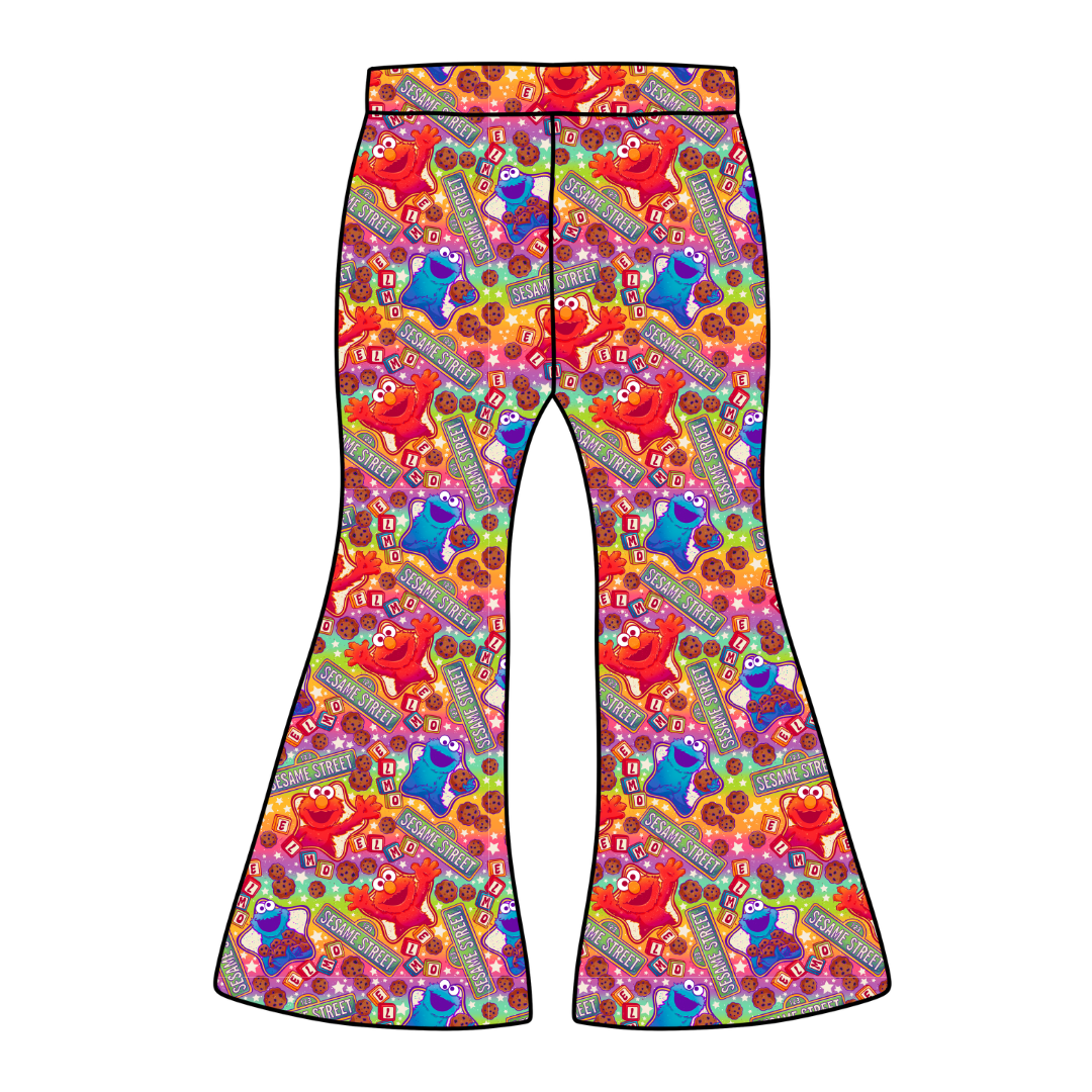 Sunny Days Mod Adult Flare Bamboo Pants - Pre Order