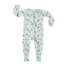 Christmas Kingdom Dreamland Long Sleeve Double Way Sleeper - Bamboo - Pre Order - Christmas Special