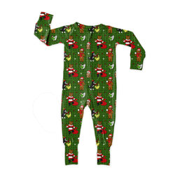 Cozy Cabin Christmas Dreamland Long Sleeve Double Way Sleeper - Bamboo - Pre Order - Christmas Special
