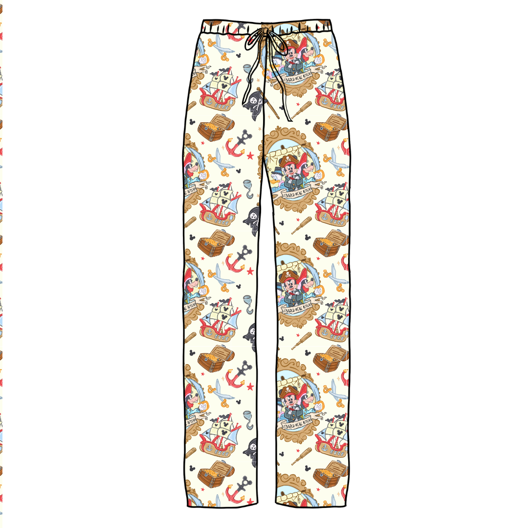Ahoy, Matey! Cosmic Adult Bamboo Pants - Pre Order