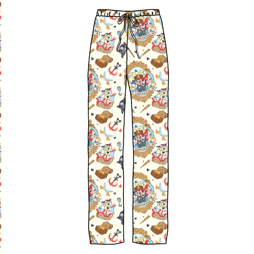 Ahoy, Matey! Cosmic Adult Bamboo Pants - Pre Order