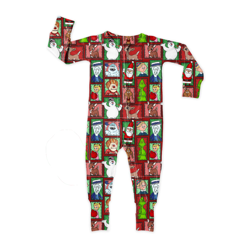 Christmas through the Years Dreamland Long Sleeve Double Way Sleeper - Bamboo - Pre Order - Christmas Special