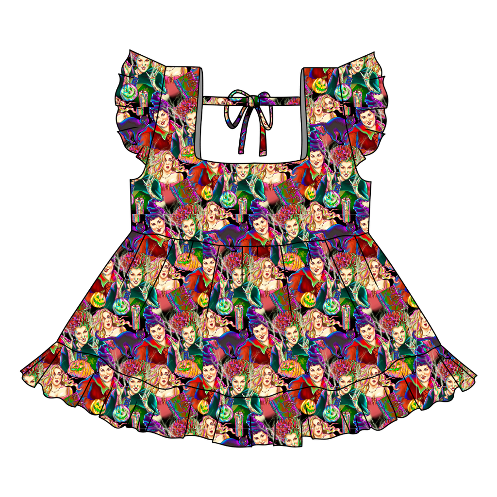 Sistahs - Sadie Tie Back Ruffle Top - PRE ORDER