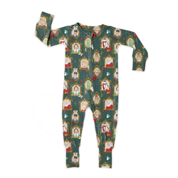 Holiday Box Office Dreamland Long Sleeve Double Way Sleeper - Bamboo - Pre Order - Christmas Special