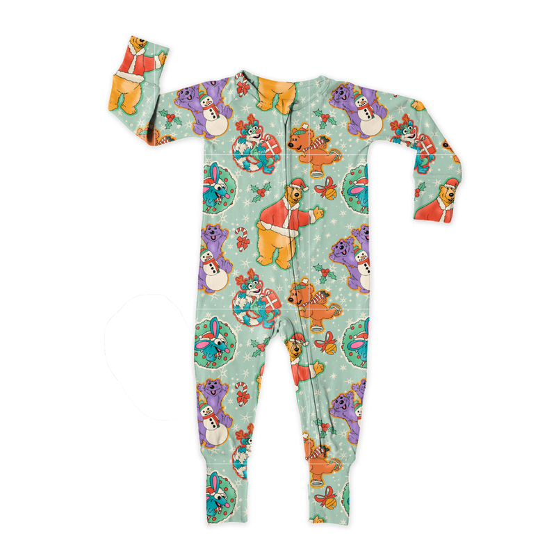Christmas at the Big House Dreamland Long Sleeve Double Way Sleeper - Bamboo - Pre Order - Christmas Special