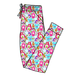 Holiday Pop Daze Adult Joggers - Bamboo - Pre Order - Christmas Special