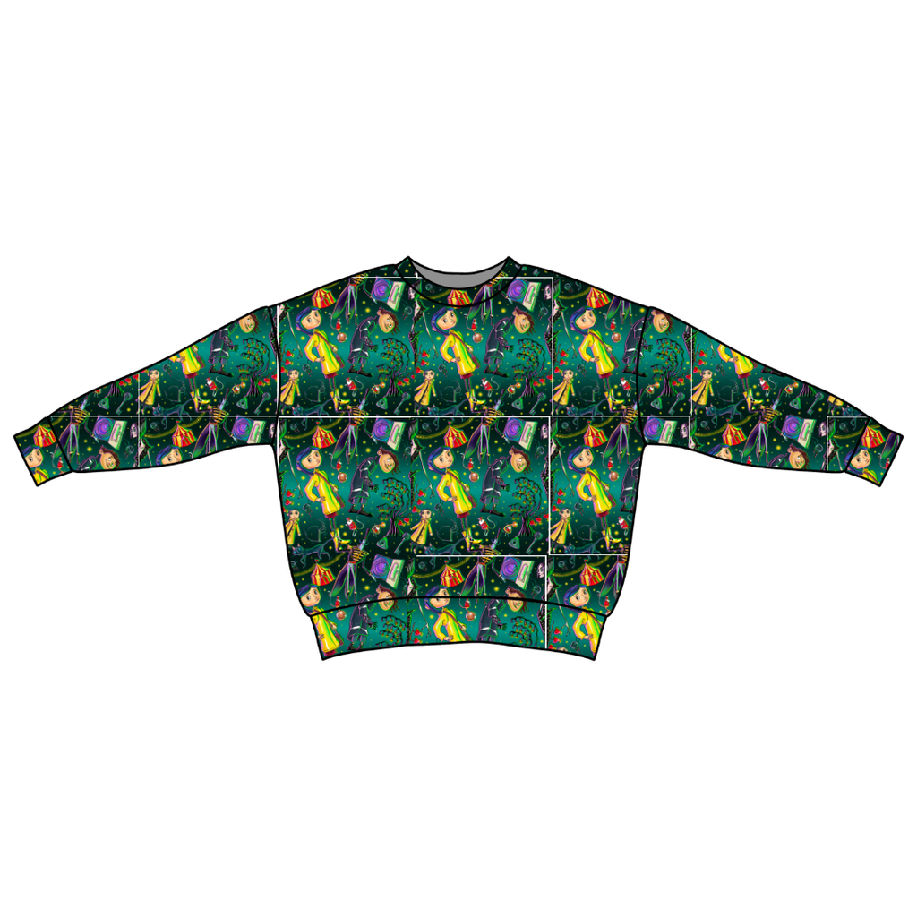Button Eyes Zayn Oversized Pullover - PRE ORDER